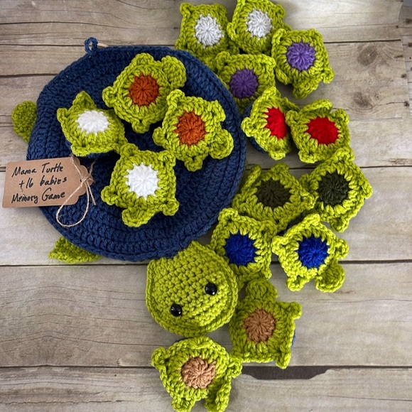 Mama Turtle & Babies Matching Game Early Learning Colors Game For Toddlers - Picture 3 of 14